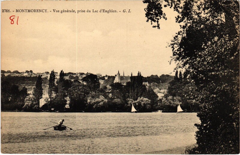 Carte postale ancienne Montmorency Vue Generale France à Montmorency
