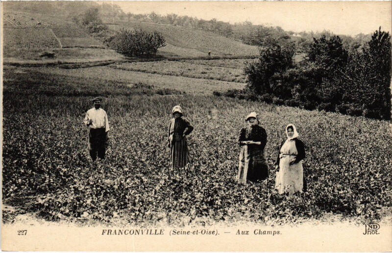 Carte postale ancienne Franconville Aux Champs France à Franconville