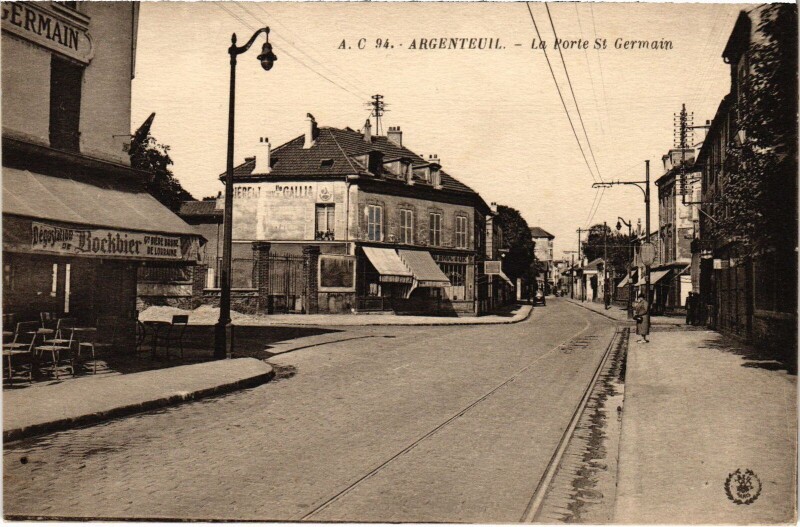 Carte postale ancienne Argenteuil La Porte St.Germain France à Argenteuil
