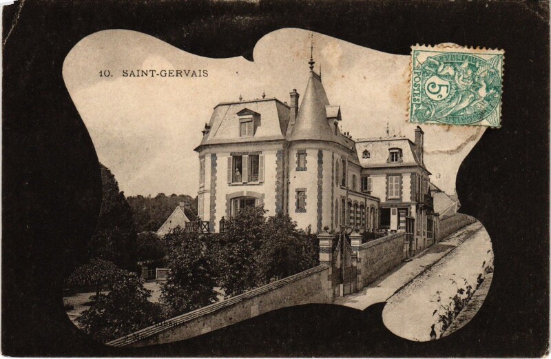 Carte postale ancienne Souvenir de Saint-Gervais France à Saint-Gervais