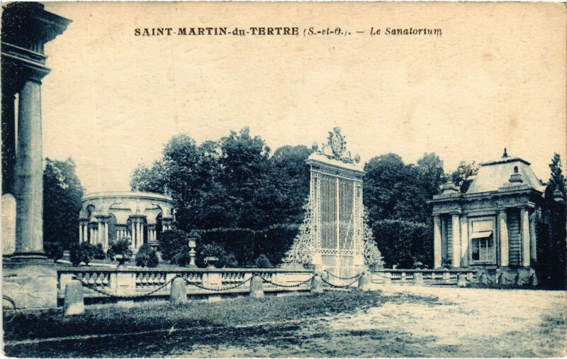 Carte postale ancienne St.Martin du Tertre Le Sanatorium France