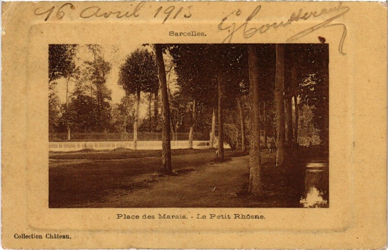 Carte postale ancienne Sarcelles Place des Marais France à Sarcelles