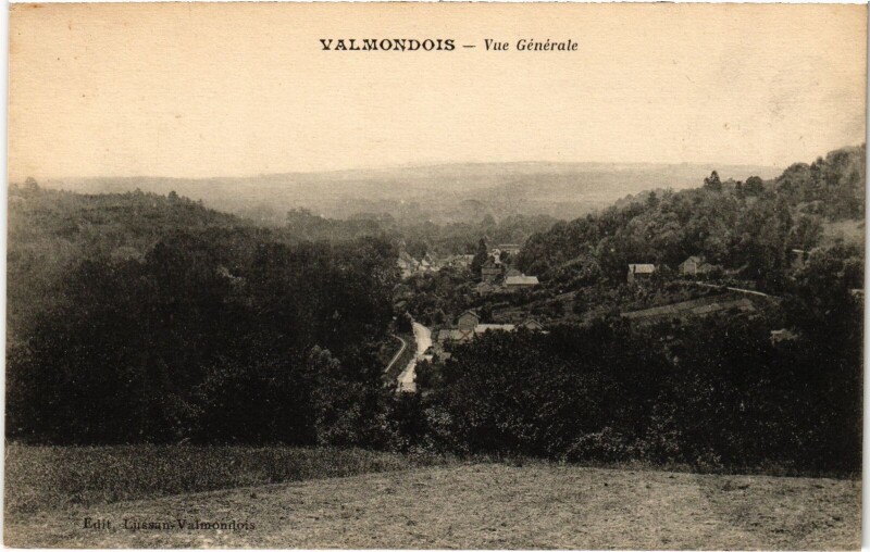 Carte postale ancienne Valmondois Vue Generale France à Valmondois