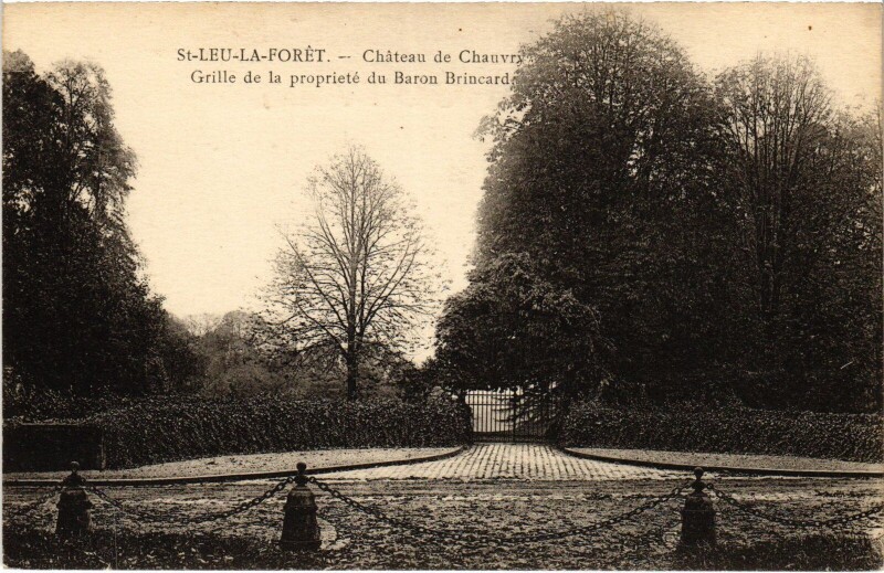 Carte postale ancienne Saint-Leu Chateau de Chauvry France à Chauvry