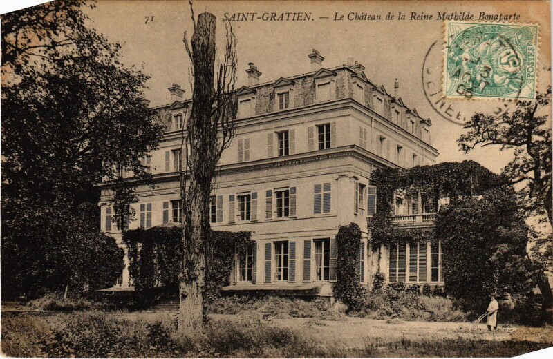 Carte postale ancienne Saint-Gratien Le Chateau de la Reine Mathilde France à Saint-Gratien