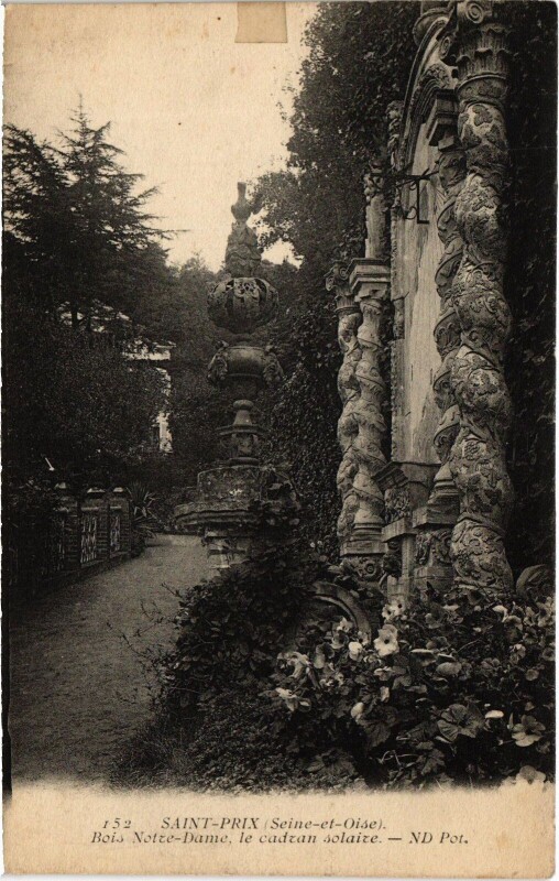 Carte postale ancienne Saint-Prix Bois Notre-Dame France à Saint-Prix