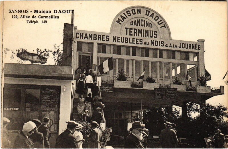 Carte postale ancienne Sannois Maison Daout France à Sannois