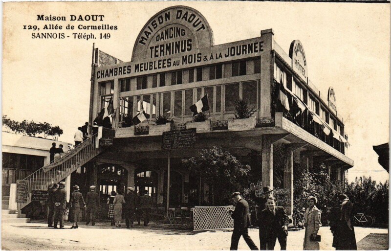 Carte postale ancienne Sannois Maison Daout France à Sannois
