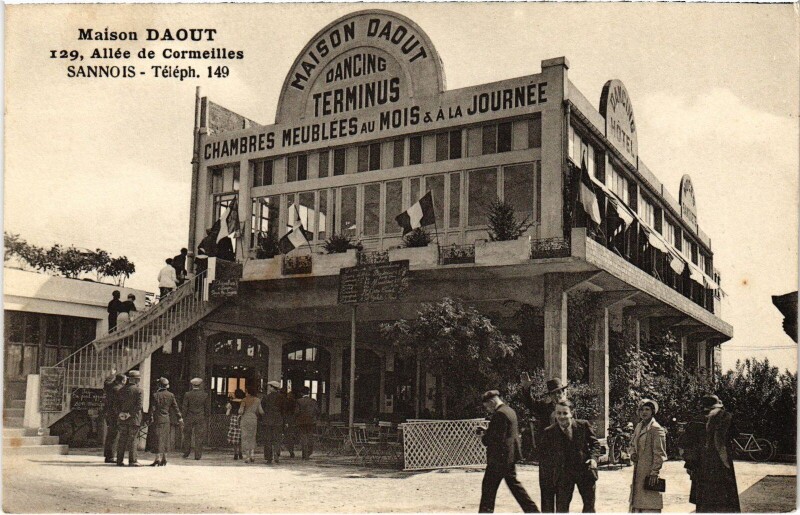 Carte postale ancienne Sannois Maison Daout France à Sannois