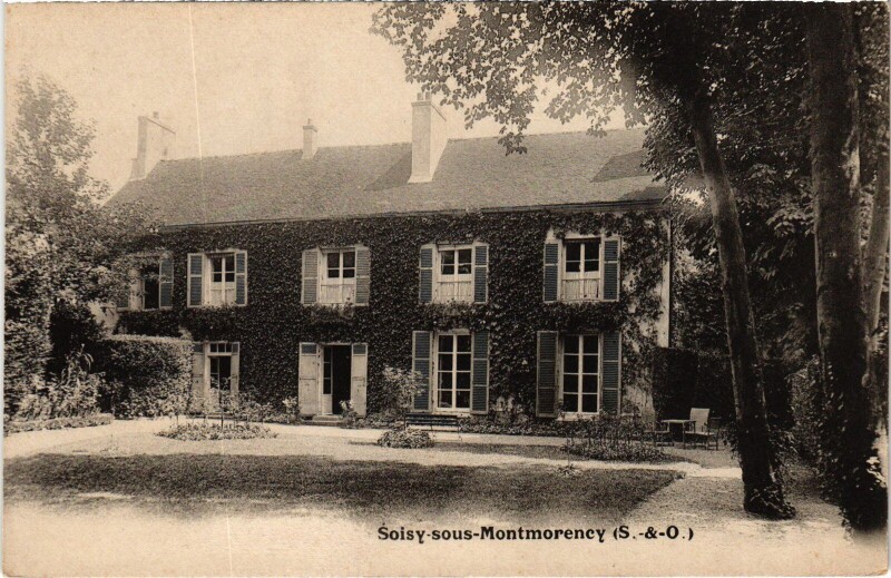 Carte postale ancienne Montmorency Soisy France à Montmorency