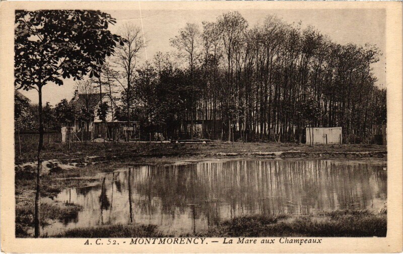 Carte postale ancienne Montmorency La Mare aux Champeaux France à Montmorency