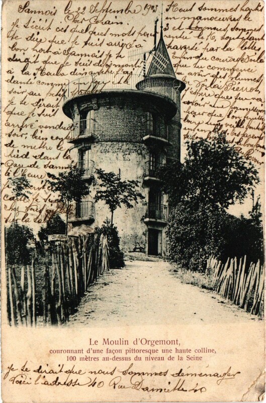 Carte postale ancienne Argenteuil Le Moulin d'Orgemont France à Argenteuil