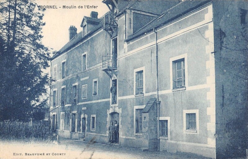 Carte postale ancienne Bornel - Maison De L'Enfer à Bornel