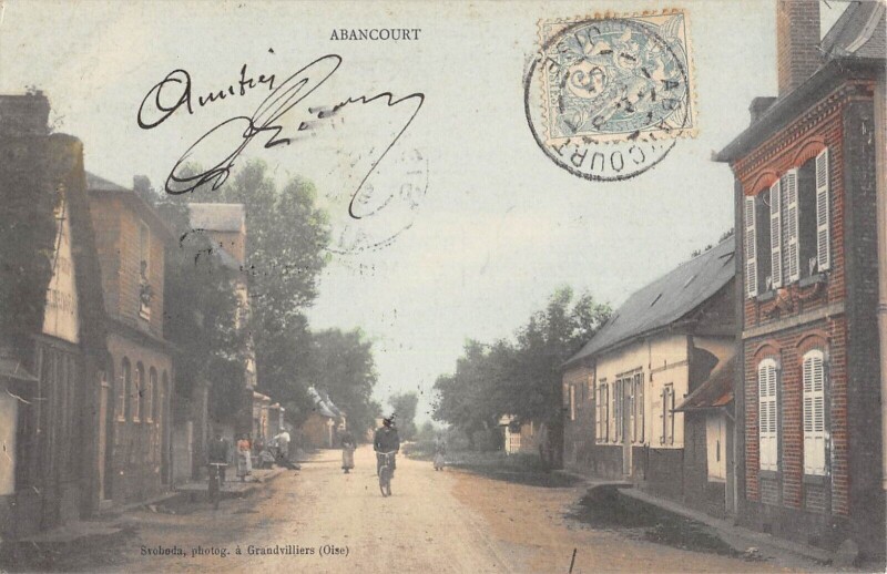 Carte postale ancienne Abancourt à Abancourt