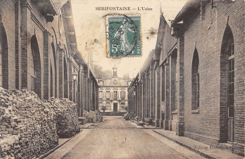 Carte postale ancienne Serifontaine - L'Usine
