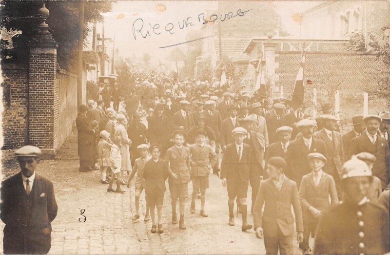 Carte postale ancienne Ricquebourg - Carte Photo à Ricquebourg