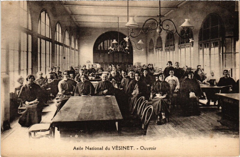 Carte postale ancienne Asile Nationale Le Vésinet Ouvroir au Vésinet