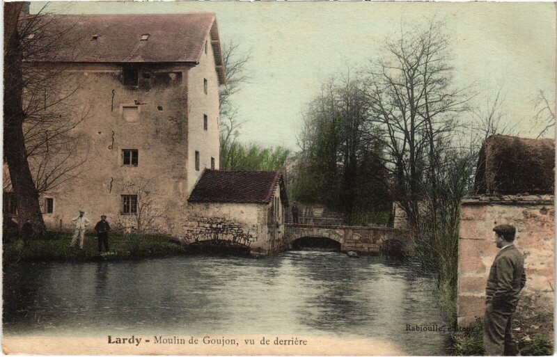 Carte postale ancienne Lardy Moulin de GOujon à Lardy