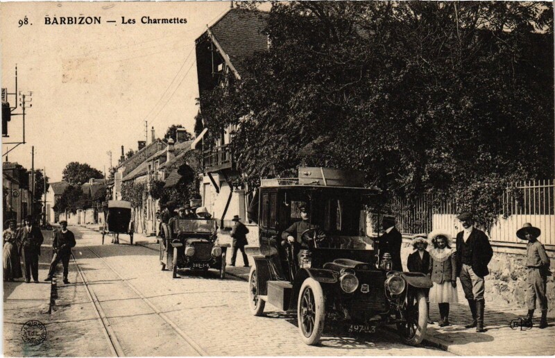 Carte postale ancienne Barbizon Les charmettes à Barbizon