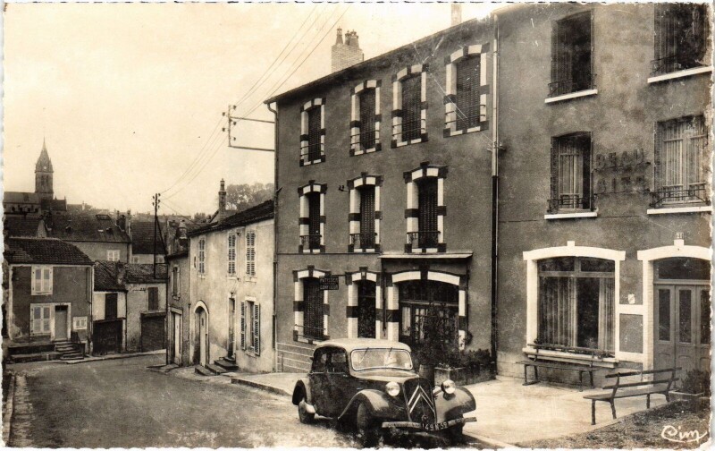 Carte postale ancienne Bourbonne-les-Bains Rue de la Chavanne à Bourbonne-les-Bains