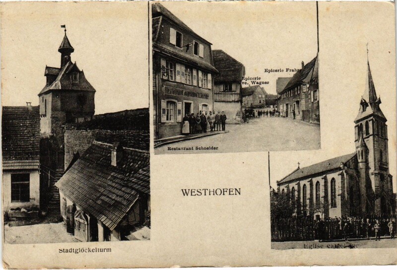 Carte postale ancienne Westhofen