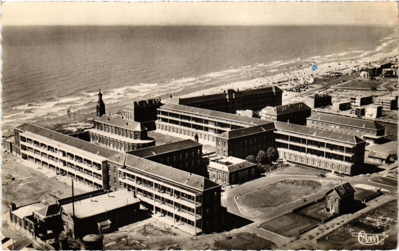 Carte postale ancienne Berck-Plage hopital Maritime à Berck