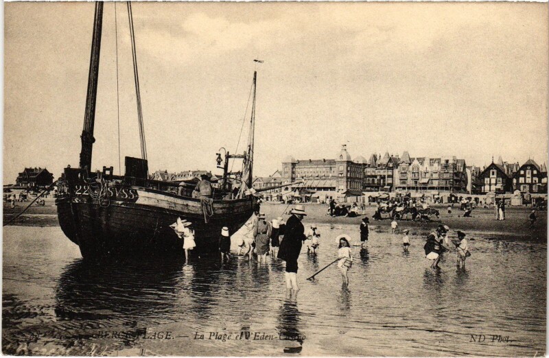 Carte postale ancienne Berck-Plage La Plage à Berck