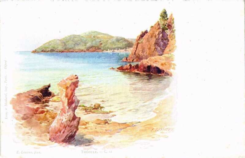 Carte postale ancienne Théoule