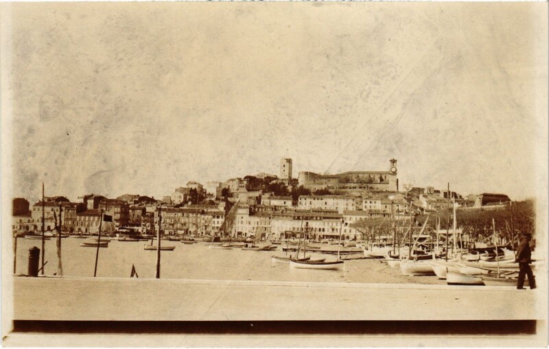 Carte postale ancienne Carte photo Cannes à Cannes