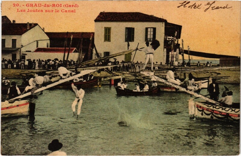 Carte postale ancienne Grau-le-Roi Les Jouets sur le Canal