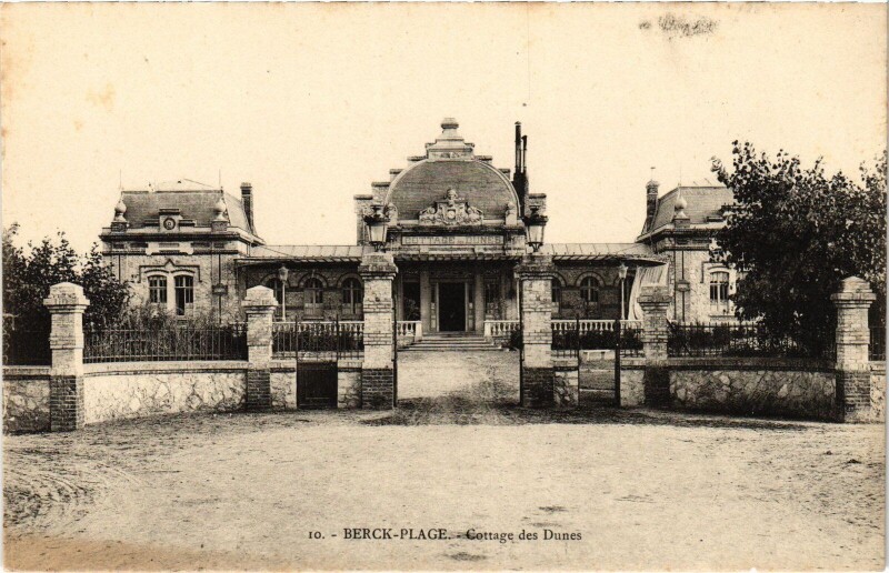 Carte postale ancienne Berck-Plage Cottage des Dunes à Berck