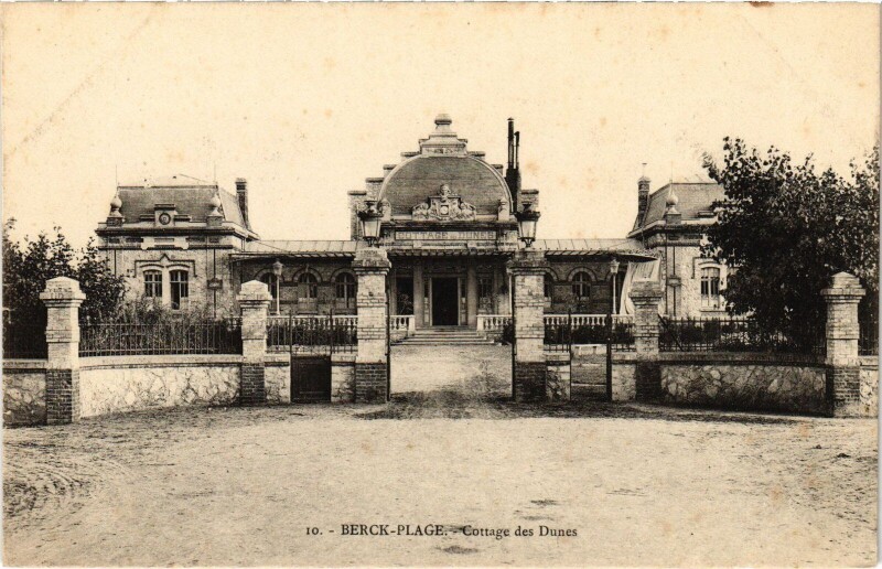 Carte postale ancienne Berck-Plage Cottage des Dunes à Berck