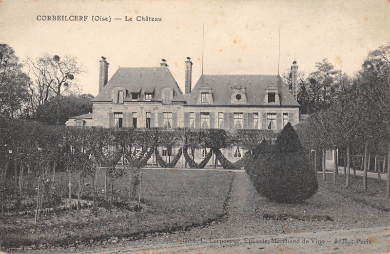 Carte postale ancienne Corbeilcerf / Le Chateau
