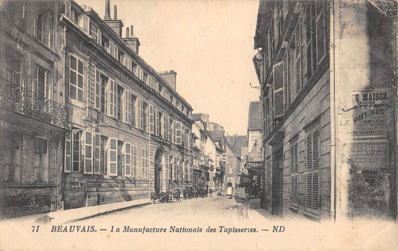 Carte postale ancienne Beauvais - Manufacture Nationale Des Tapisseries à Beauvais