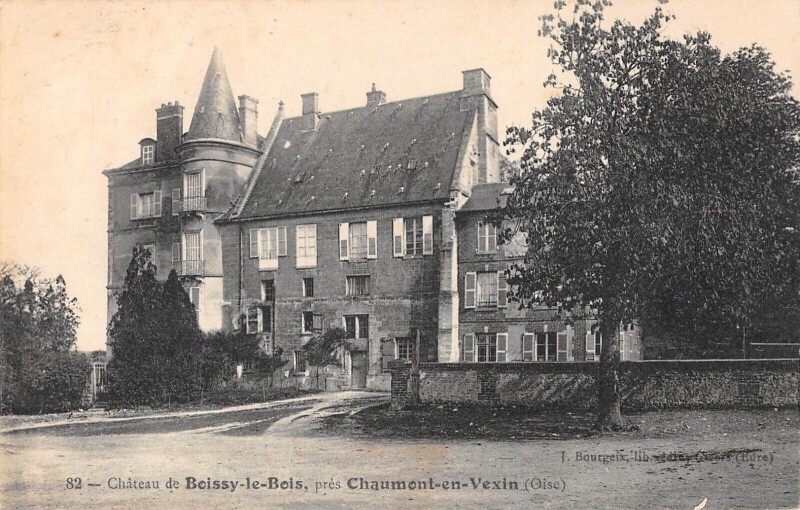 Carte postale ancienne Chateau De Boissy Le Bois