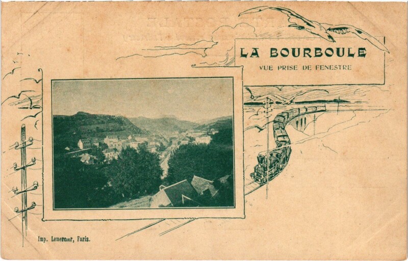 Carte postale ancienne La Bourboule à La Bourboule