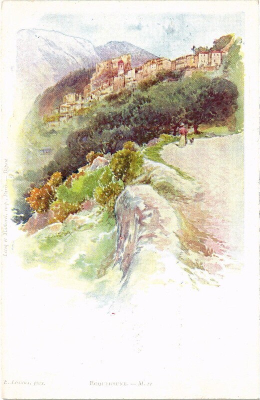 Carte postale ancienne Roquebrune