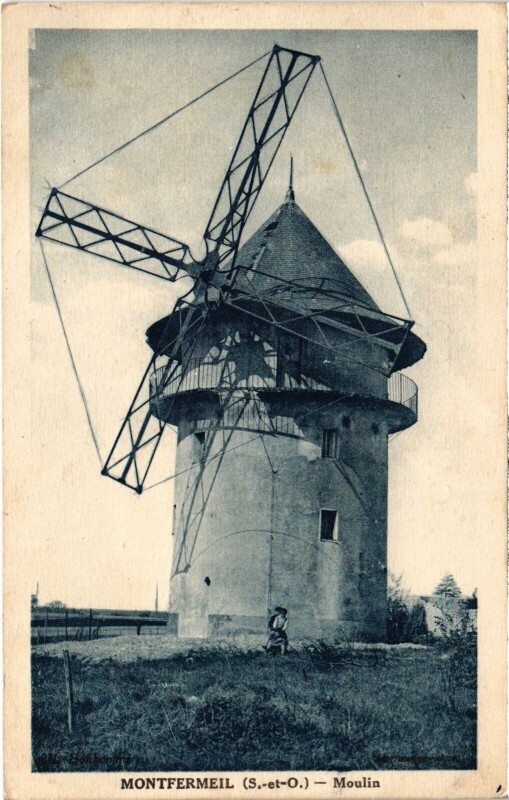 Carte postale ancienne Montfermeil Moulin à Montfermeil