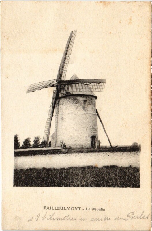 Carte postale ancienne Bailleulmont Le Moulin à Bailleulmont
