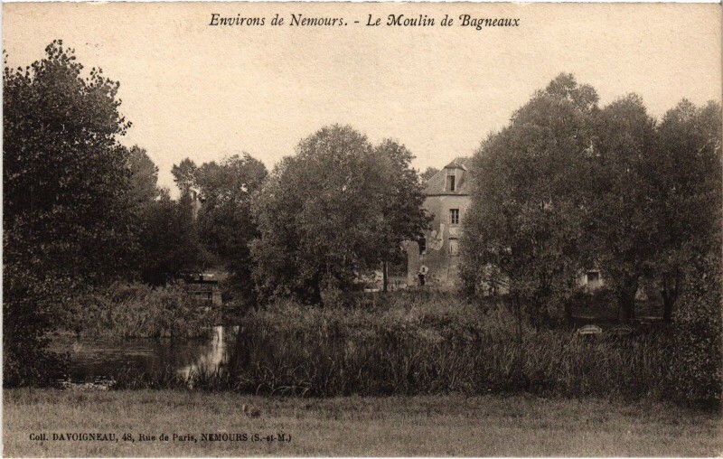 Carte postale ancienne Bagneaux Le Moulin à Bagneaux