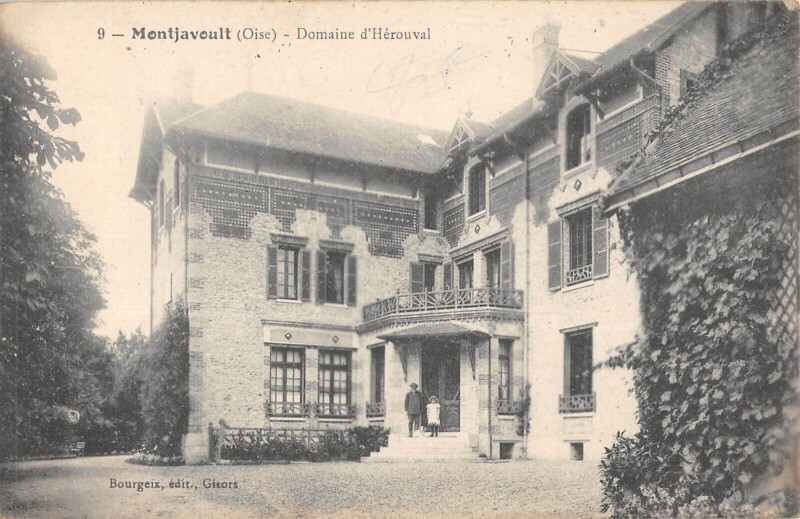 Carte postale ancienne Montjavoult - Domaine D'Herouval à Montjavoult