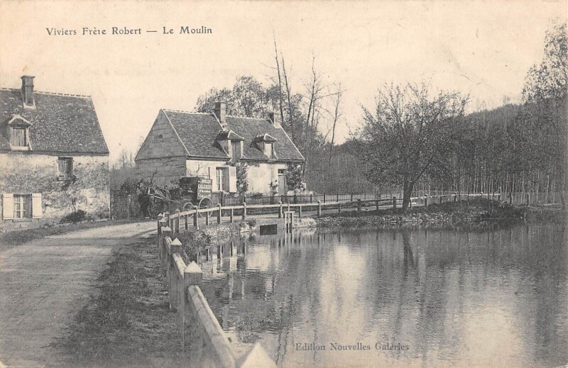 Carte postale ancienne Viviers Frere Robert - Le Moulin