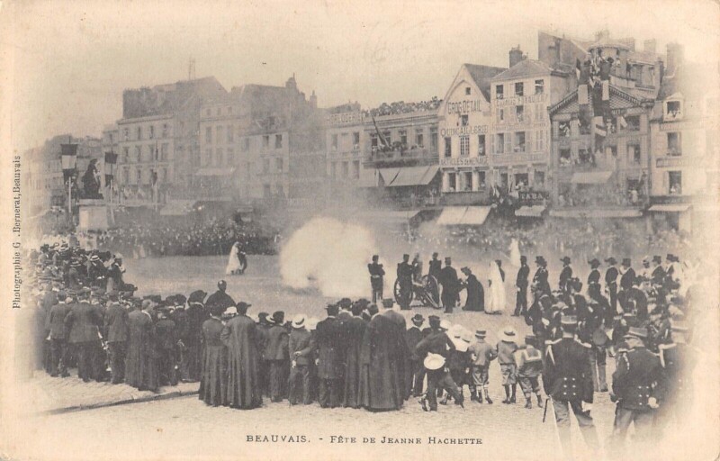 Carte postale ancienne Beauvais - Fete De Jeanne Hachette à Beauvais