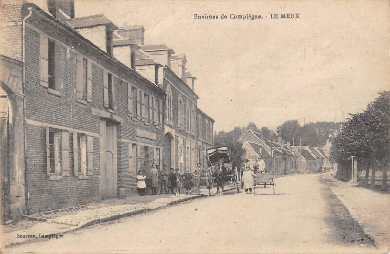 Carte postale ancienne Environs De Compiegne Le Meux au Meux