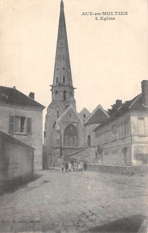 Carte postale ancienne Acy En Multien - Eglise à Acy-en-Multien
