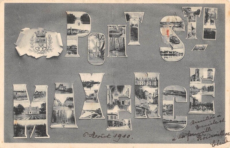 Carte postale ancienne Pont Sainte Maxence à Pont-Sainte-Maxence