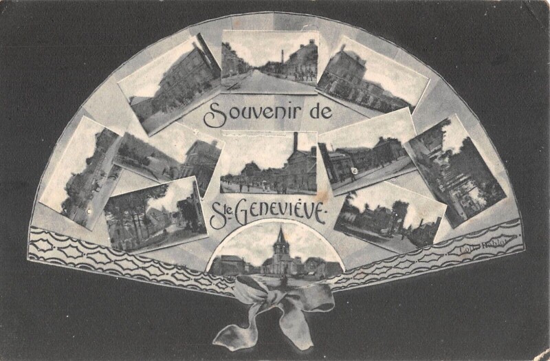 Carte postale ancienne Souvenir De Sainte Genevieve