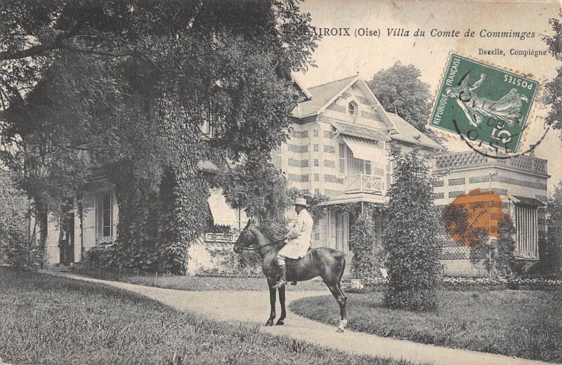 Carte postale ancienne Clairoix - Villa Du Comte De Comminges à Clairoix