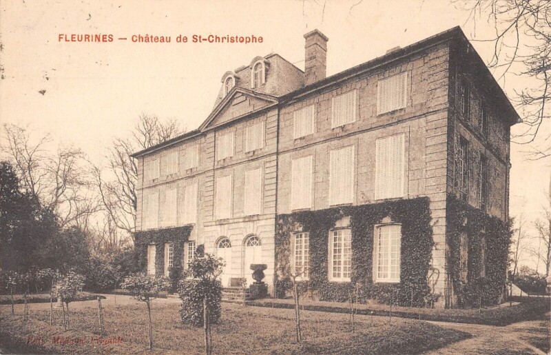 Carte postale ancienne Fleurines - Chateau De Saint Christophe à Fleurines