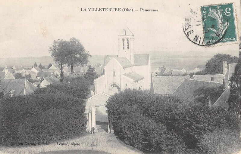 Carte postale ancienne La Villetertre Panorama à Ville